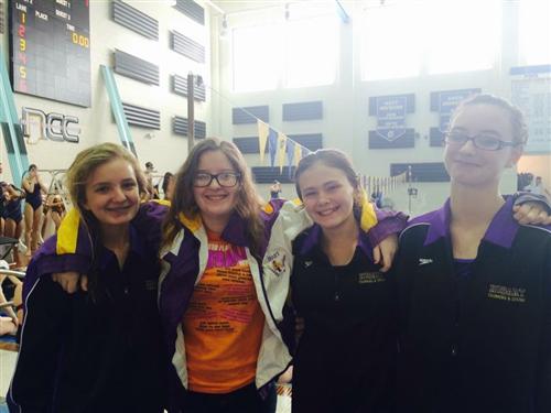 2015-2016 Girls Varsity Diving Team 